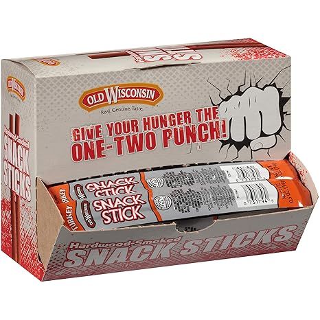 Old Wisconsin Turkey Sausage Snack Sticks, 42 Individually Wrapped Sticks