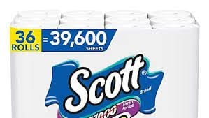Scott 1100 Unscented High Quality Bath Tissue