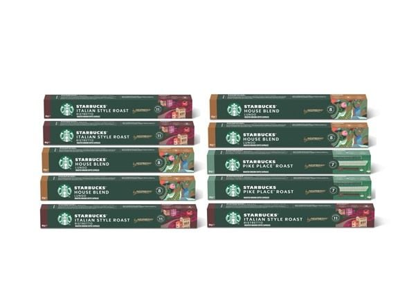 Starbucks by Nespresso Espresso, 100-Count Variety Pack