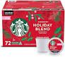 Starbucks Medium Roast Holiday Blend Ground Coffee K-Cups