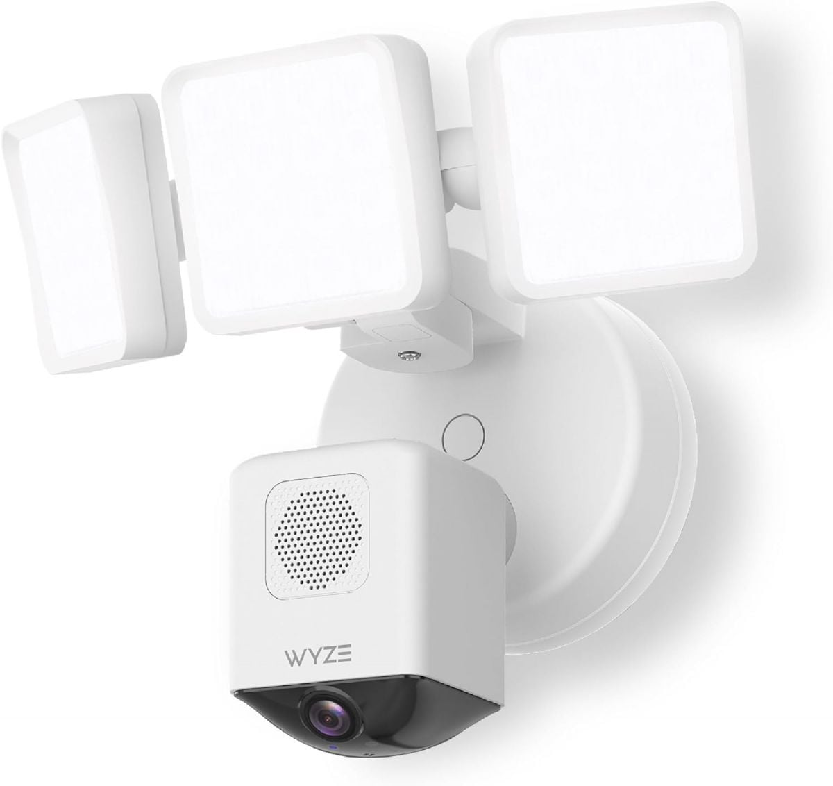 WYZE Outdoor Security Light with 2K HD Camera 3000-Lumen LEDs 180° View Motion Detection Siren Night Vision and Wired Surveillance