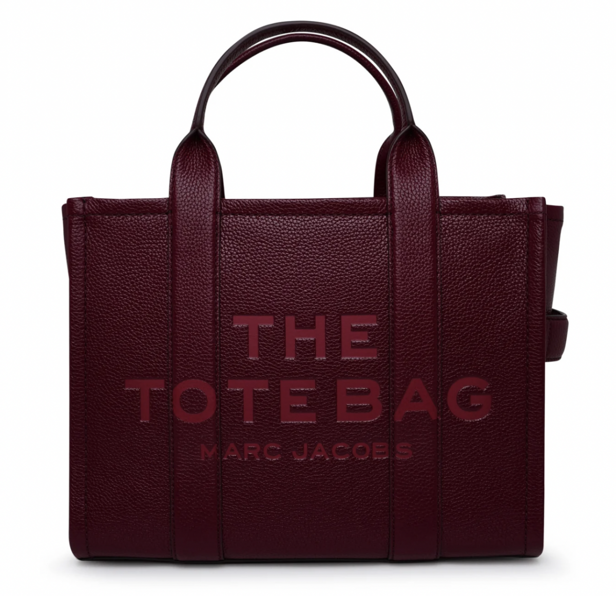 Marc Jacobs The Leather Logo Embossed Tote Bag