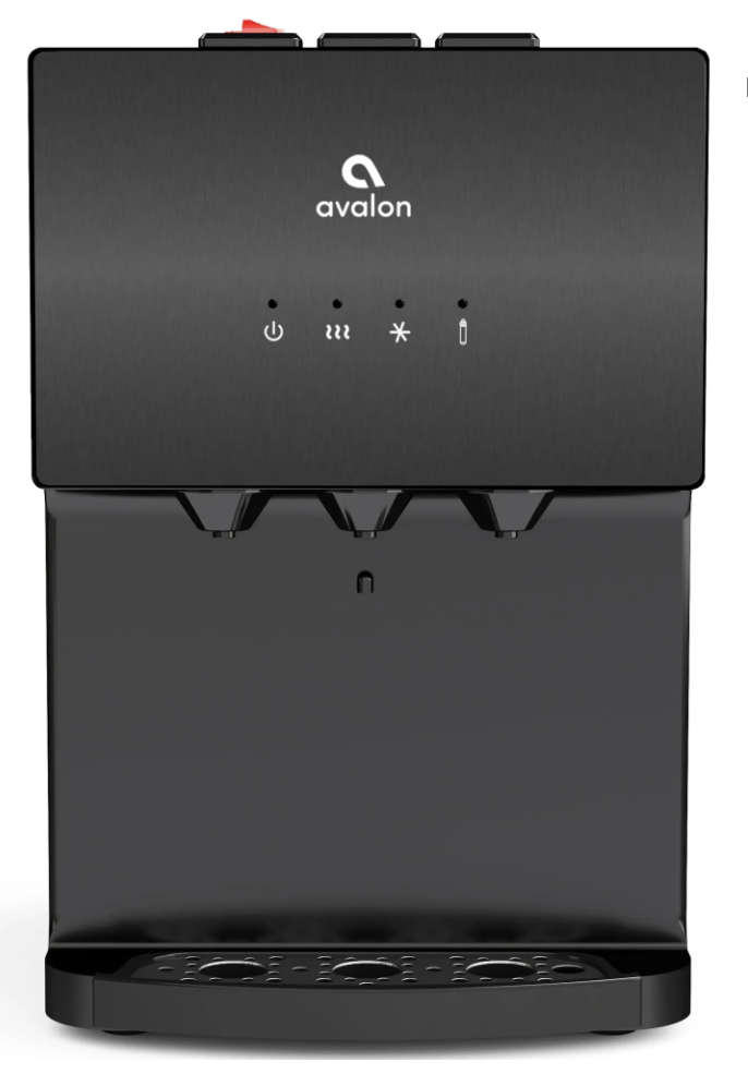Avalon Premium 3 Temperature Self Cleaning Bottleless Countertop WaterDispenser - Black Stainless Steel