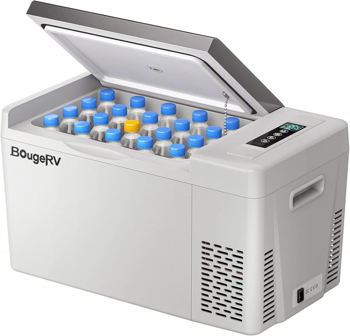 BougeRV Portable 12V Refrigerator and Freezer for Vehicles with Versatile Power Options