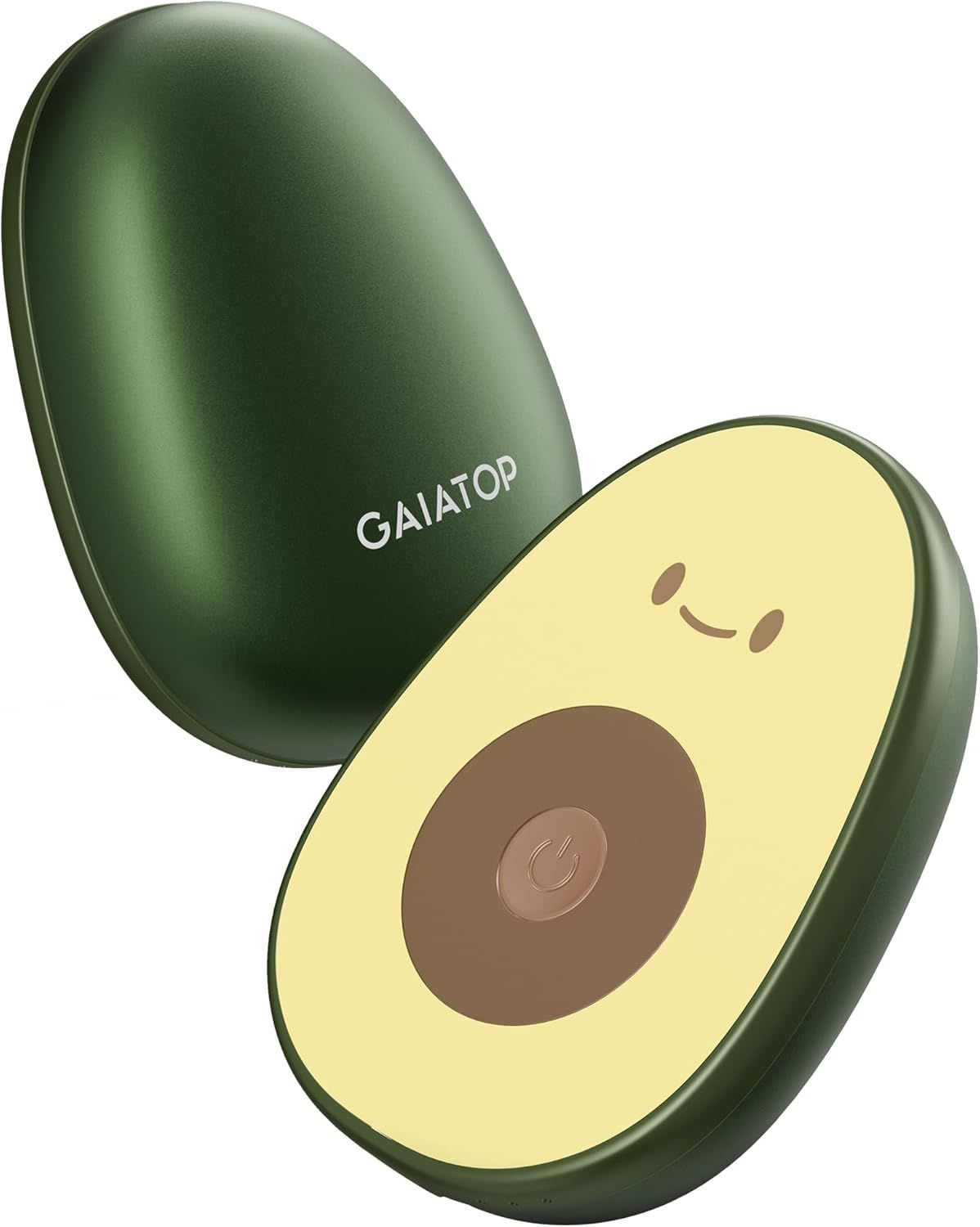 Gaiatop Avocado-Shaped Rechargeable Hand Warmers Set 4000mAh Portable Pocket Heaters with USB Cables