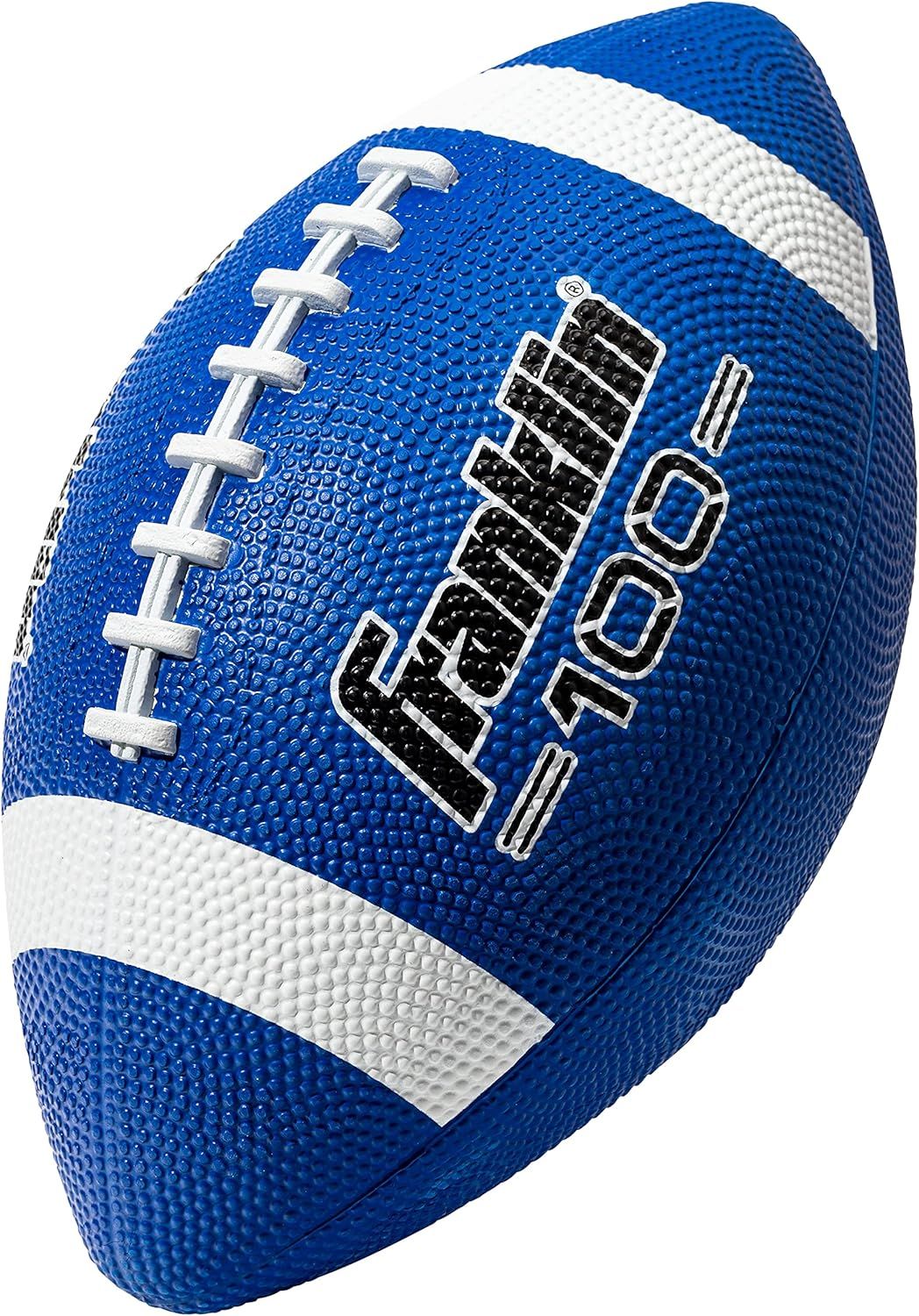 Franklin Sports Youth Football Junior Size Grip-Rite 100 Durable Rubber Football for Kids
