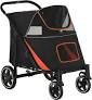 PawHut Foldable Pet Stroller, Black