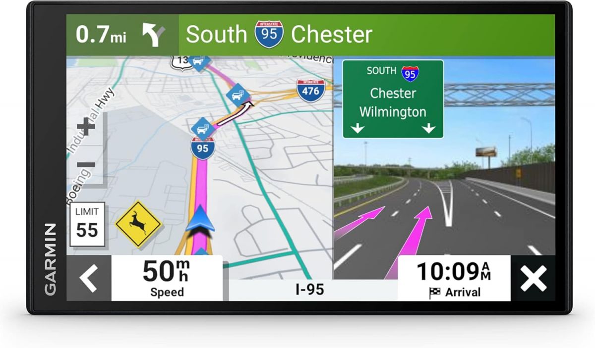 Garmin DriveSmart 76 7-inch GPS Navigator with Clear High-Resolution Maps and Voice Guidance System