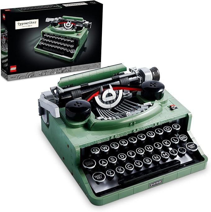 LEGO Ideas Typewriter 21327 - Building Set for Adults - Collectible Retro Display Model