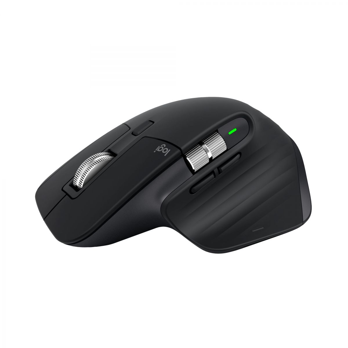 Logitech MX Master 3S Wireless Precision Mouse with 8K DPI Quiet Clicks and USB-C Connectivity in Black