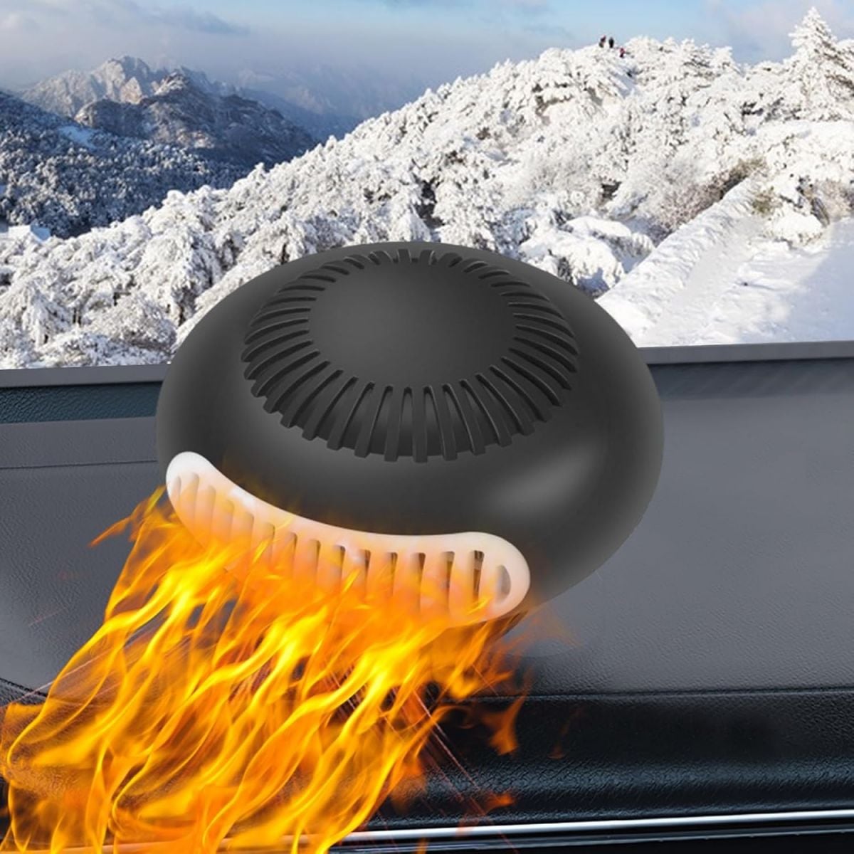 UTTOASFAY Portable 12V Car Heater and Windshield Defroster for Fast Heating and Cooling