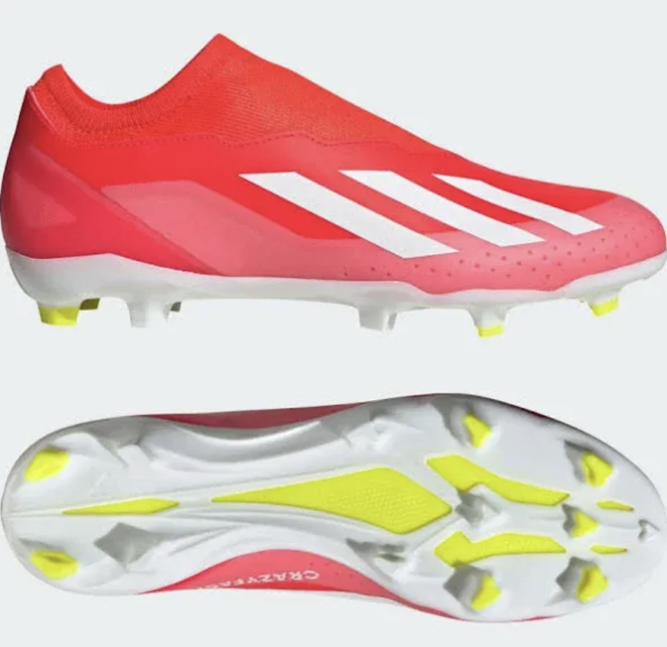 Men's adidas X Crazyfast League Laceless FG Firm Ground Cleats