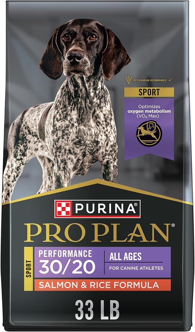 Purina Pro Plan High Protein Dog Food, Sport 30/20 Salmon and Rice, 33 lb. Bag