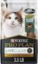 Purina Pro Plan Live Clear Chicken & Rice Dry Cat Food, 3.5 lb Bag