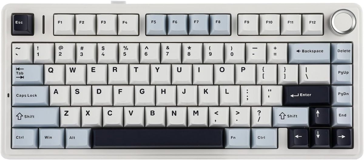 EPOMAKER x Aula RGB Gaming Keyboard with Swappable Switches Five-Layer Padding Knob Control Bluetooth USB-C