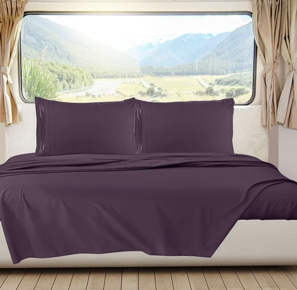 Clara Clark Size Bed Sheets Set Deep Pocket 4 Piece