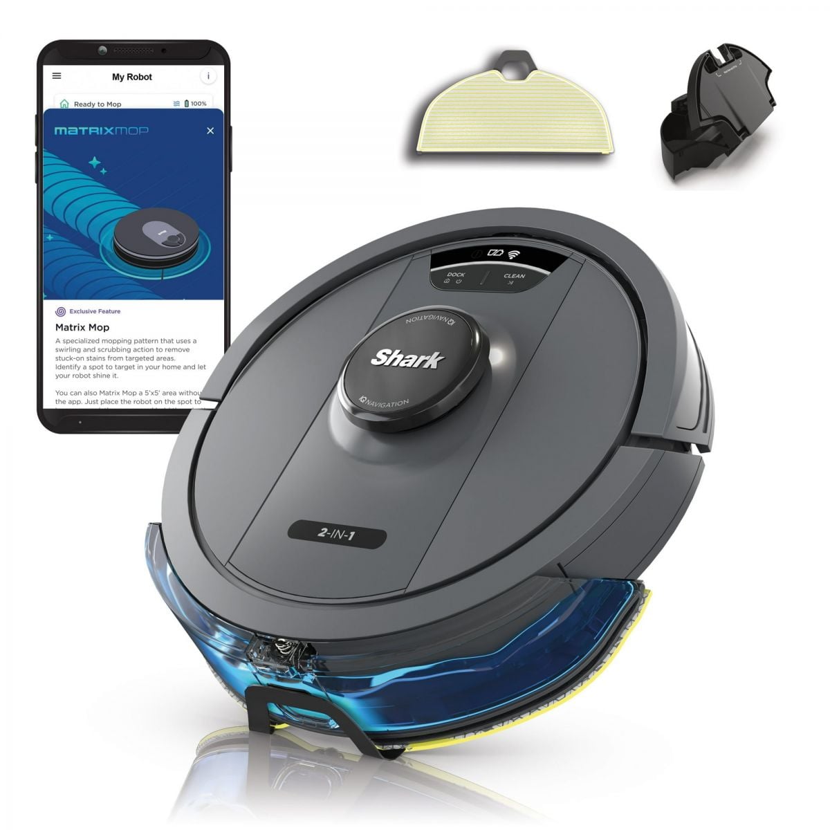 Shark IQ Robot Vacuum and Mop with Advanced Navigation System