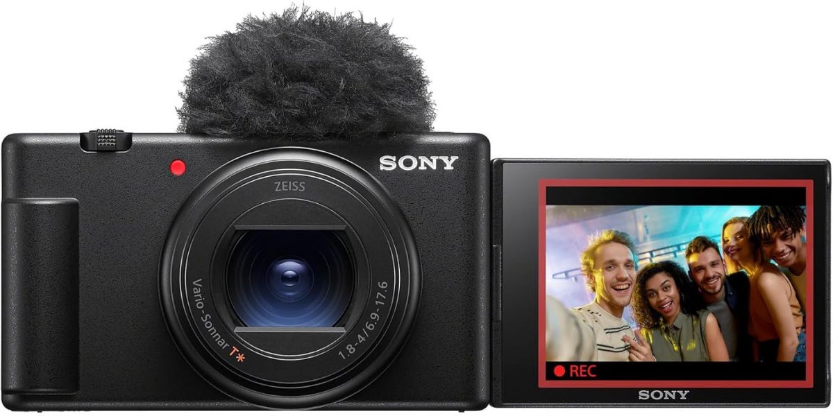 Sony ZV-1 II Black Compact Camera for Vlogging and Content Creation