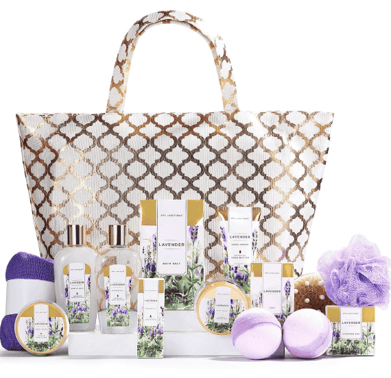 Spa Luxetique Lavender Bath Gift Set for Women (15 Pcs)