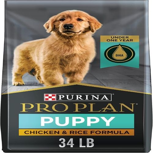 Purina Pro Plan High Protein Dry Dog Food, Chicken and Rice Formula, 34 lb Bag