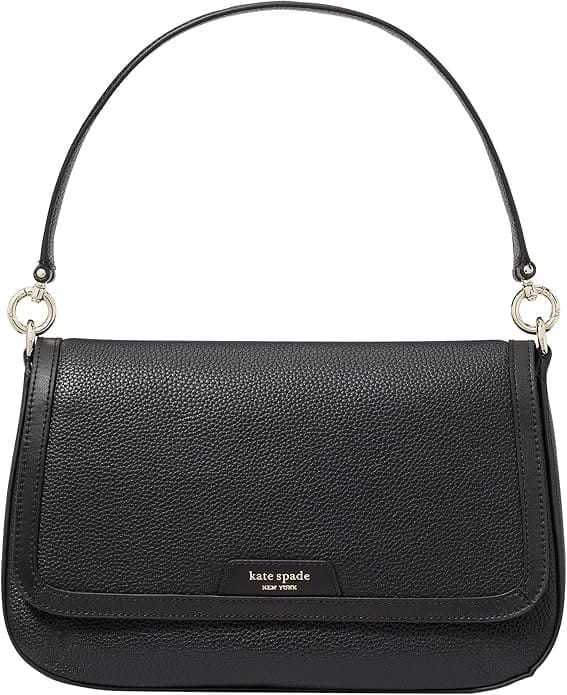 Kate Spade New York Women's Hudson Pebbled Leather Flap Shoulder Bag