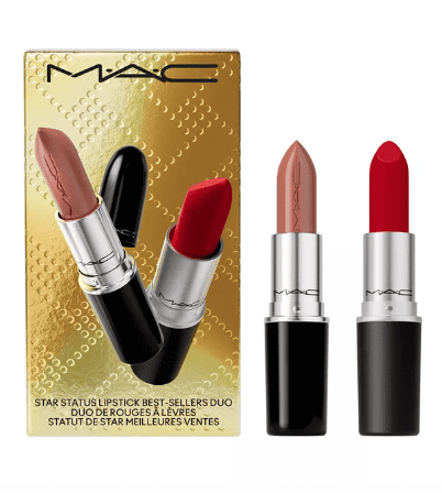 MAC 2Pc. Full Size Star Status Lustreglass + Retro Matte Lipstick Holiday Set