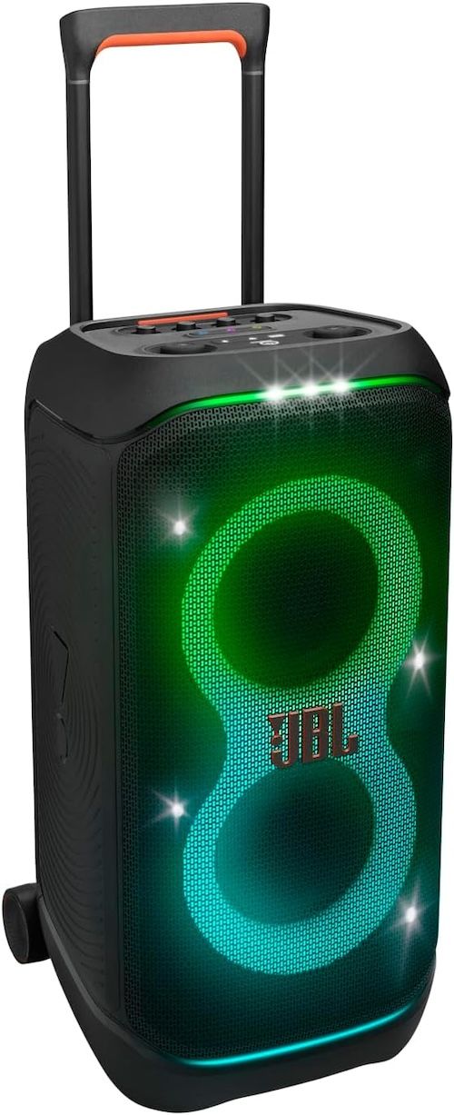 JBL PartyBox Stage 320 Portable Speaker with Wheels Telescopic Handle