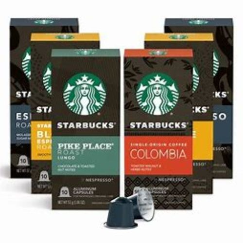 Starbucks by Nespresso Coffee Pods, Variety Pack, 60 ct.