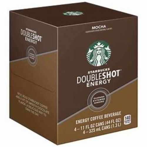 Starbucks Doubleshot Energy Coffee Beverage, Mocha, 11 fl oz, 4 ct