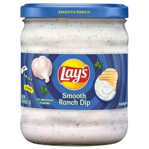 Lay's Smooth Ranch Dip, No Artificial Flavors, 15.0 oz