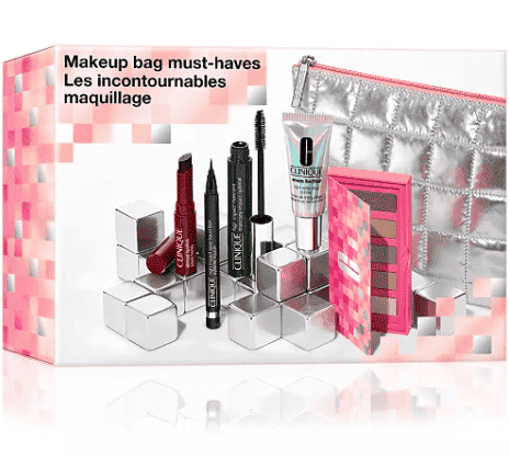 Clinique 6Pc Makeup Bag Must-Haves Holiday Gift Set