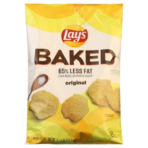 Lay's Baked Original, 65% Less Fat Than Regular Potato Chips, 6.25 oz