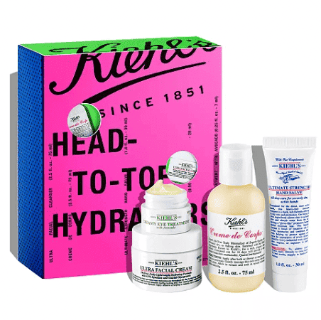 Kiehl's Since 1851 Head-To-Toe Hydrators Skincare Set 4pc