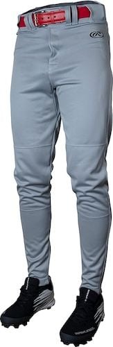 Rawlings Launch Series Men's Baseball Pants Jogger Fit Adult Sizes Solid and Piped Styles