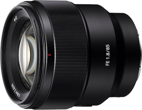Sony 85mm F1.8-22 Medium-Telephoto Prime Lens for Cameras Black