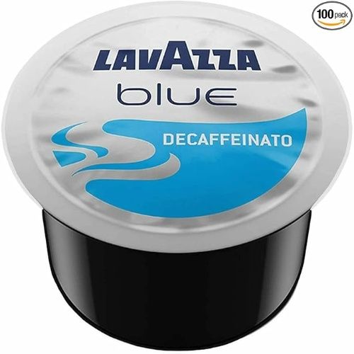 Lavazza BLUE Capsules, Espresso Decaffeinato Coffee Blend, Medium Roast, 100 Count (Pack of 1)