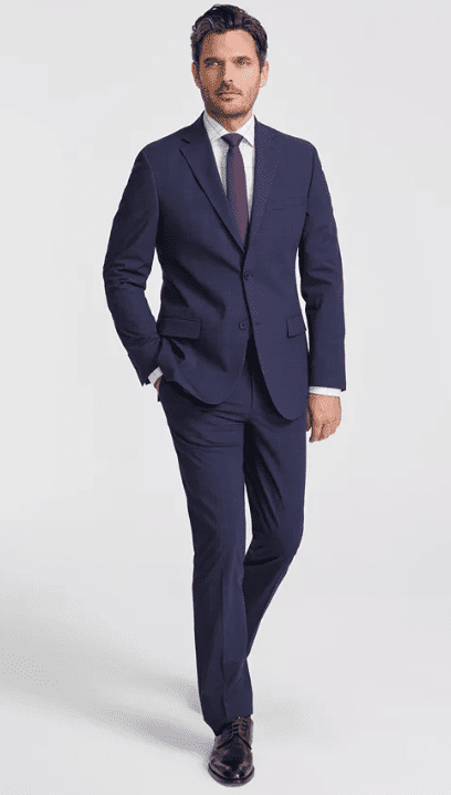 DKNY Men's Modern-Fit Nested Suit
