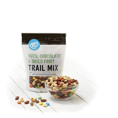 Happy Belly Nuts, Chocolate & Dried Fruit, Trail Mix, 16 oz, Bag