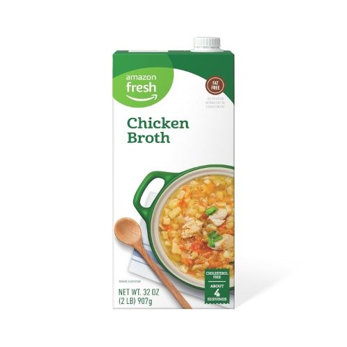 Amazon Fresh Chicken Broth 32 oz