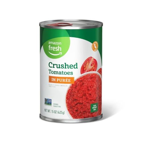 Amazon Fresh Crushed Tomatoes in Purée, 15 oz