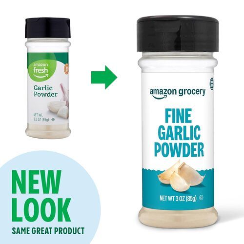 Amazon Grocery Fine Garlic Powder, 3 oz