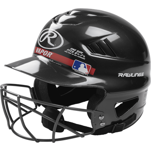 Rawlings Vapor Molded Youth Batting Helmet With Face Guard