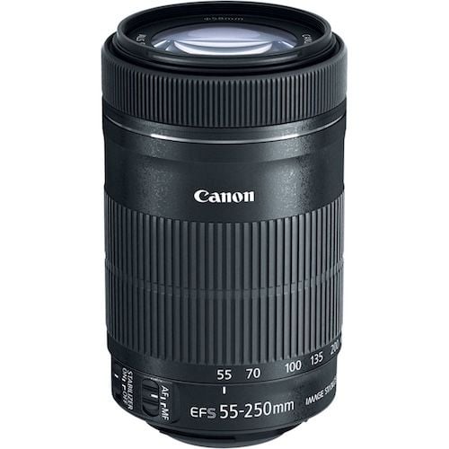 Canon EF-S 55-250mm f/4-5.6 IS Telephoto Zoom Lens for SLR Cameras