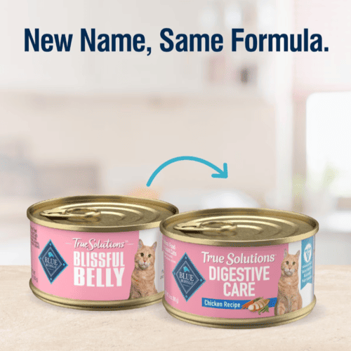 Blue Buffalo True Solutions Digestive Care Wet Cat Food, Chicken Recipe, 3 oz Can, Case of 24
