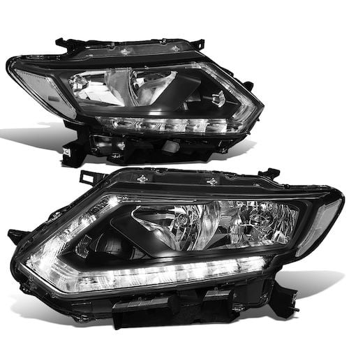 DNA Motoring HL-OH-NROG14-BK-CL1 Front Driving HeadLight