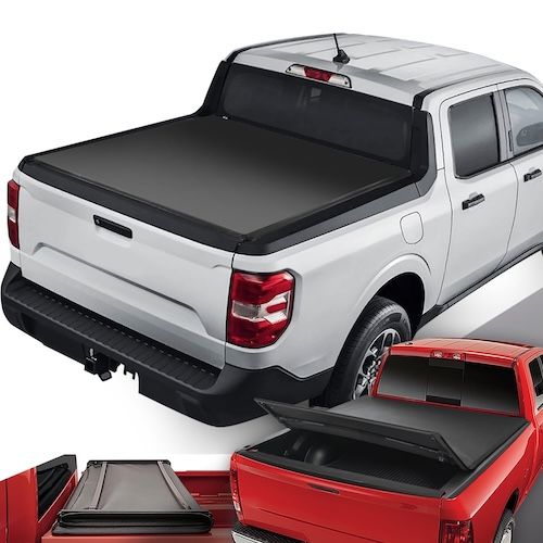 DNA Motoring Waterproof Vinyl Soft Top Tri-Fold Tonneau Cover