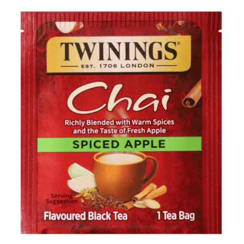 Twinings Chai Spiced Apple, Flavoured Black Tea, 20 Tea Bags, 1.41 oz