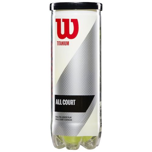 WILSON Titanium All Court Tennis Balls 3 Ball Can