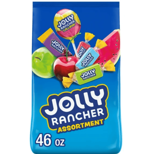 Jolly Rancher Assorted Hard Candy, Fruit Flavored, Variety Bag, 46 oz