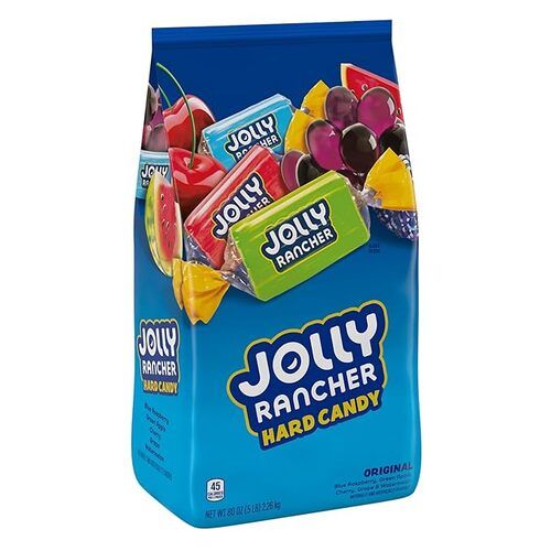 JOLLY RANCHER Hard Candy Bulk Bag Assorted Fruit Flavored, 5 lb
